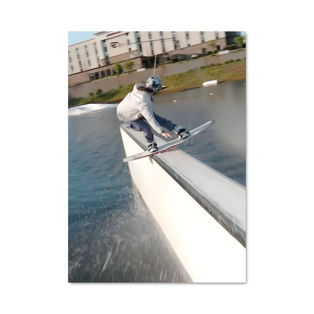 Poster Wakeboard Extrême